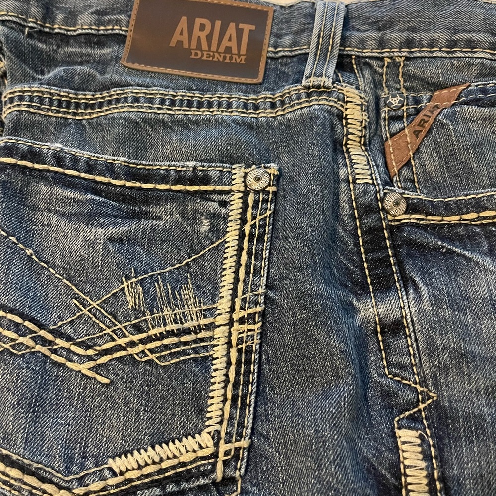 Ariat Men's Blue Denim Jeans